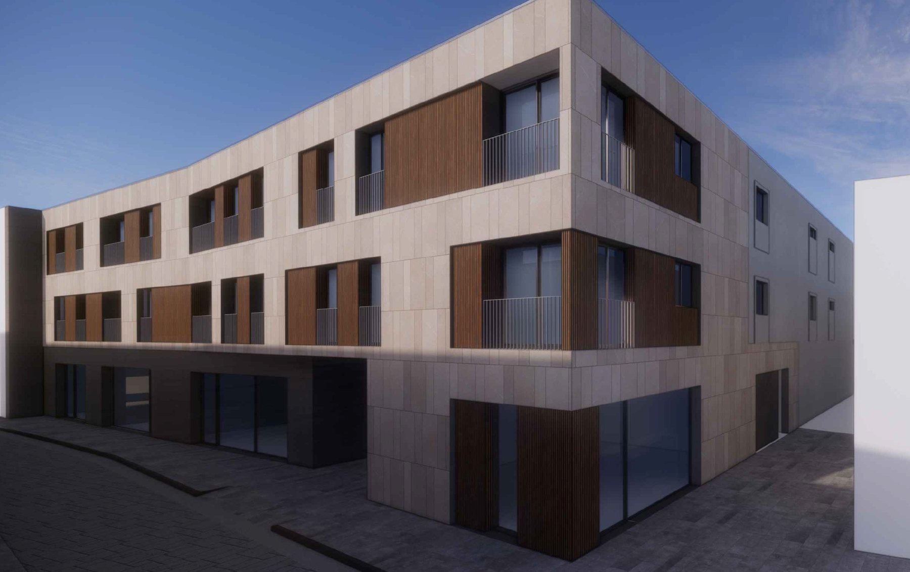 Palazzo Tamburrino, Parete – render di progetto