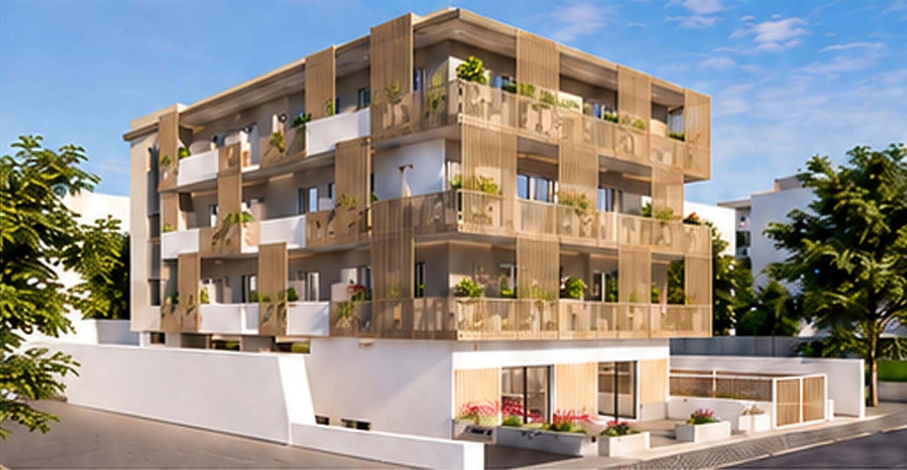 Edificio residenziale in Viale della Libertà, Aversa – render di progetto